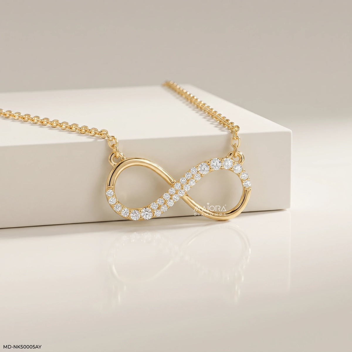 Unending Cross Diamond Necklace