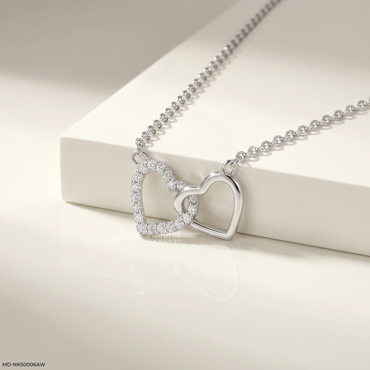 Romantic Duo Diamond Necklace