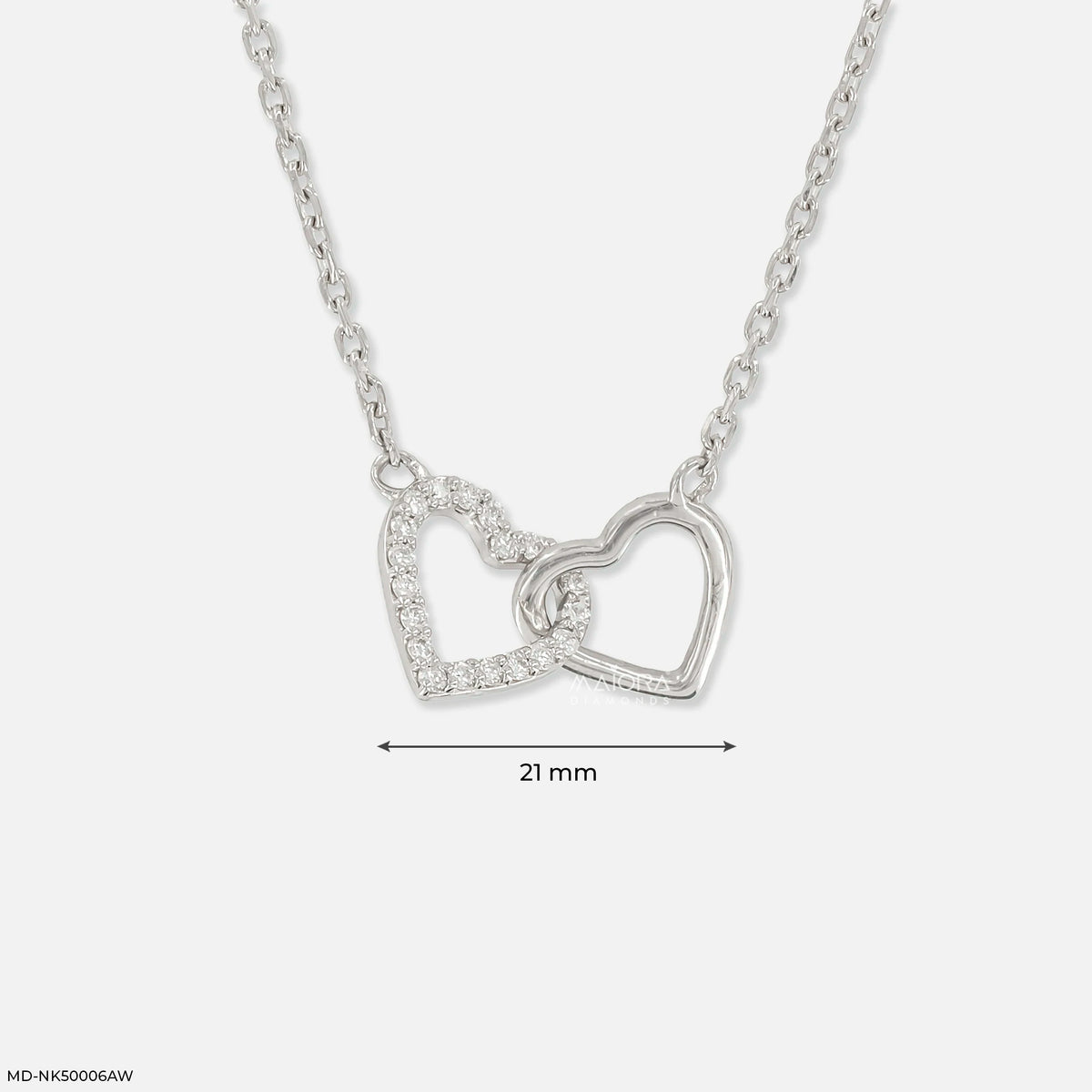 Romantic Duo Diamond Necklace