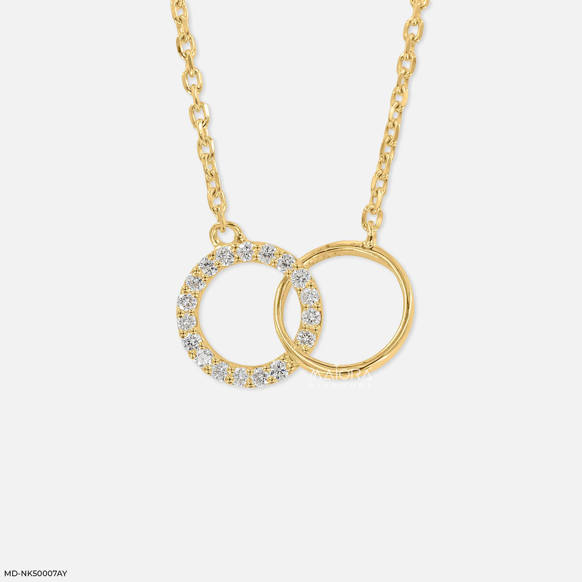Interlinked Diamond Necklace