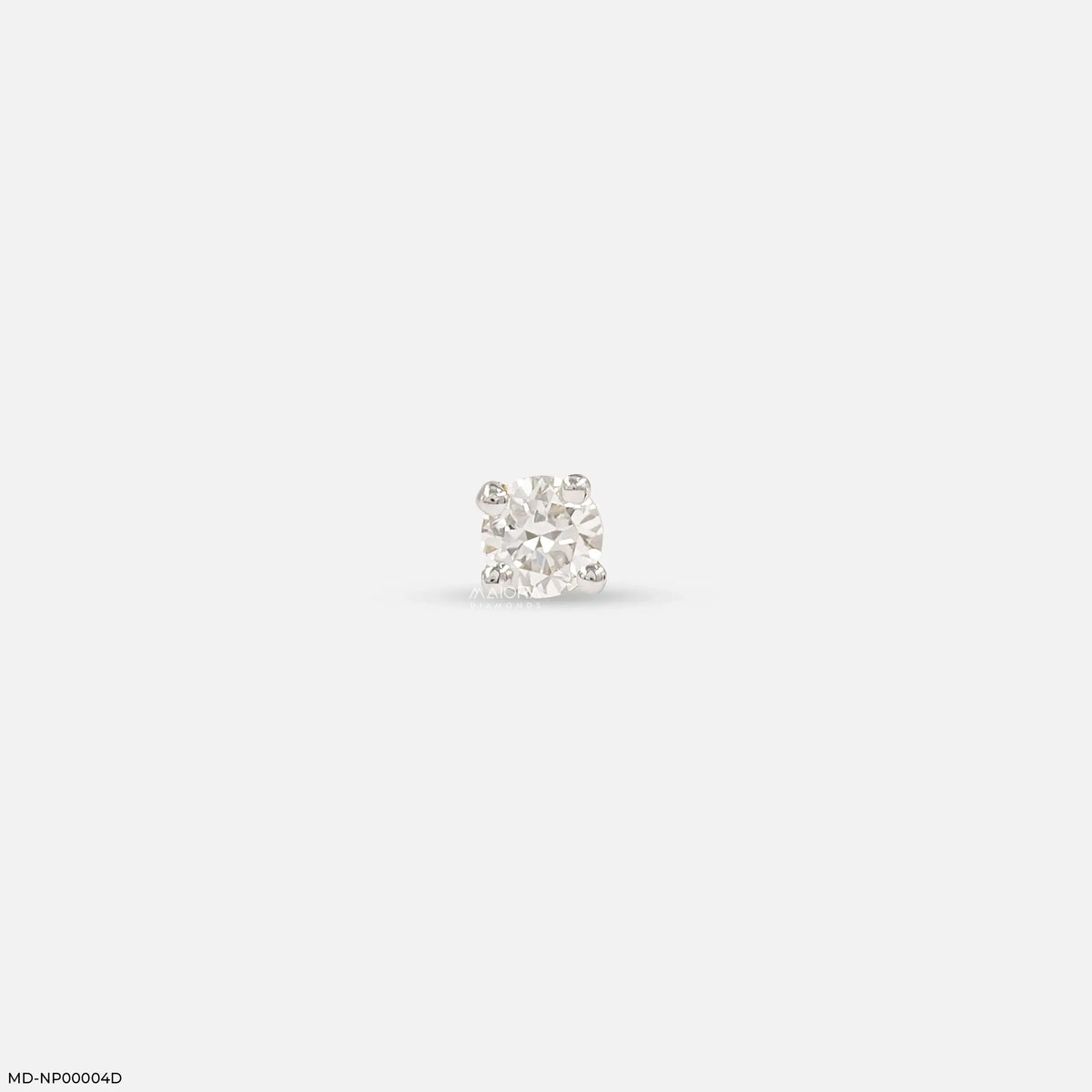 0.05 Cent Solitaire Lab Diamond Nosepin