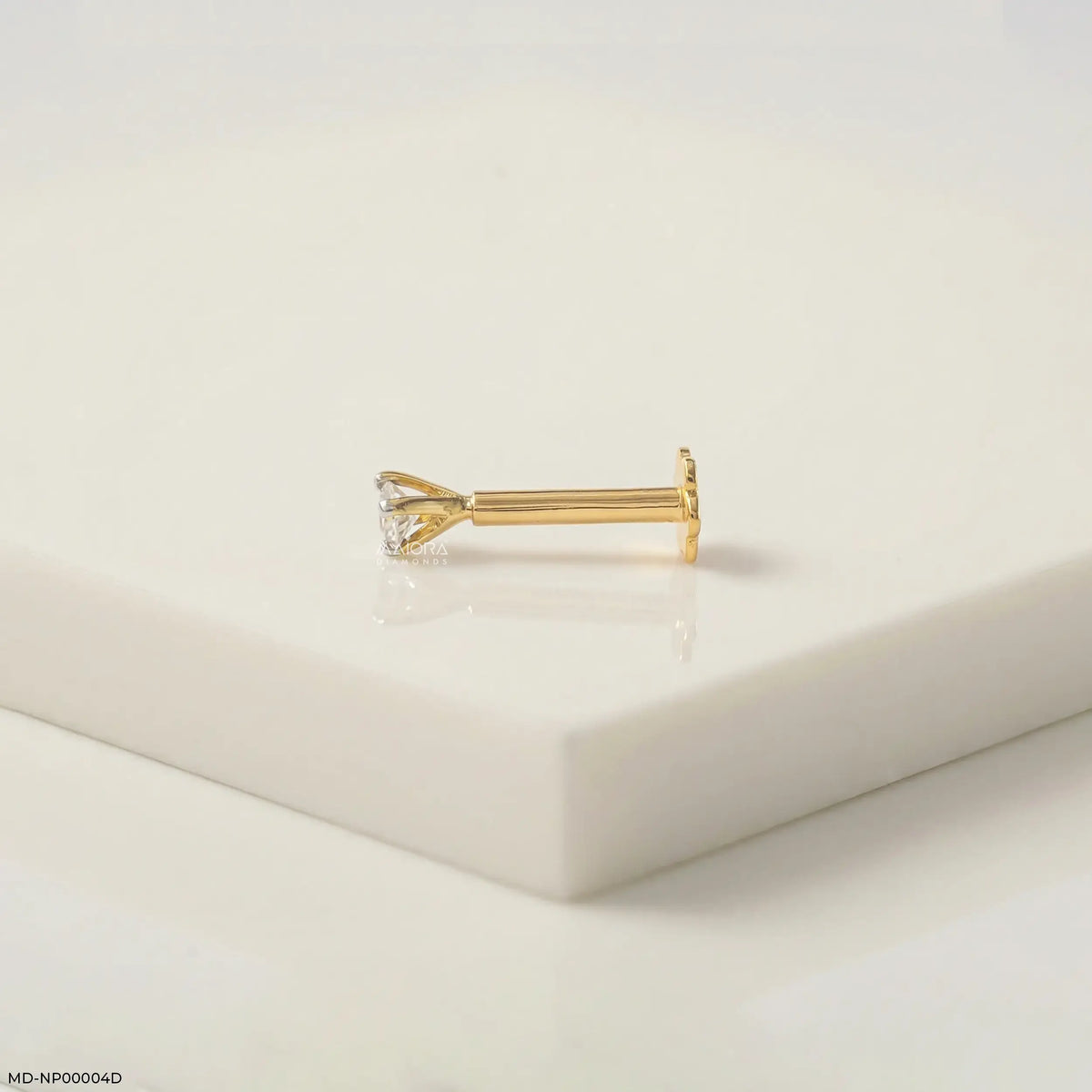0.05 Cent Solitaire Lab Diamond Nosepin