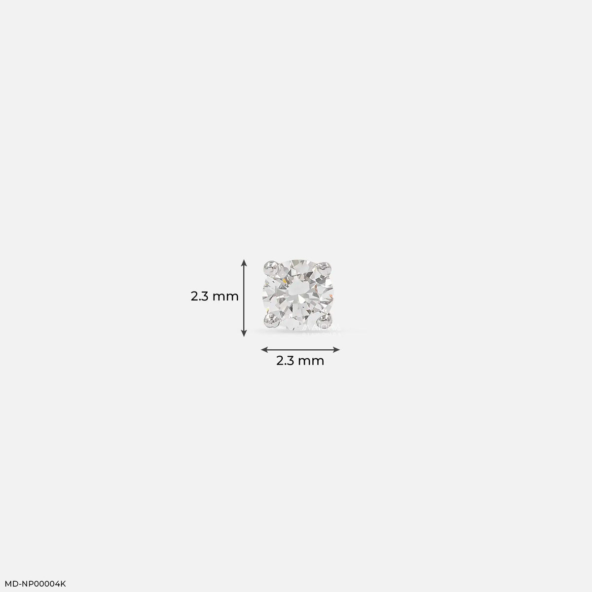 Dainty Glow Nose Pin