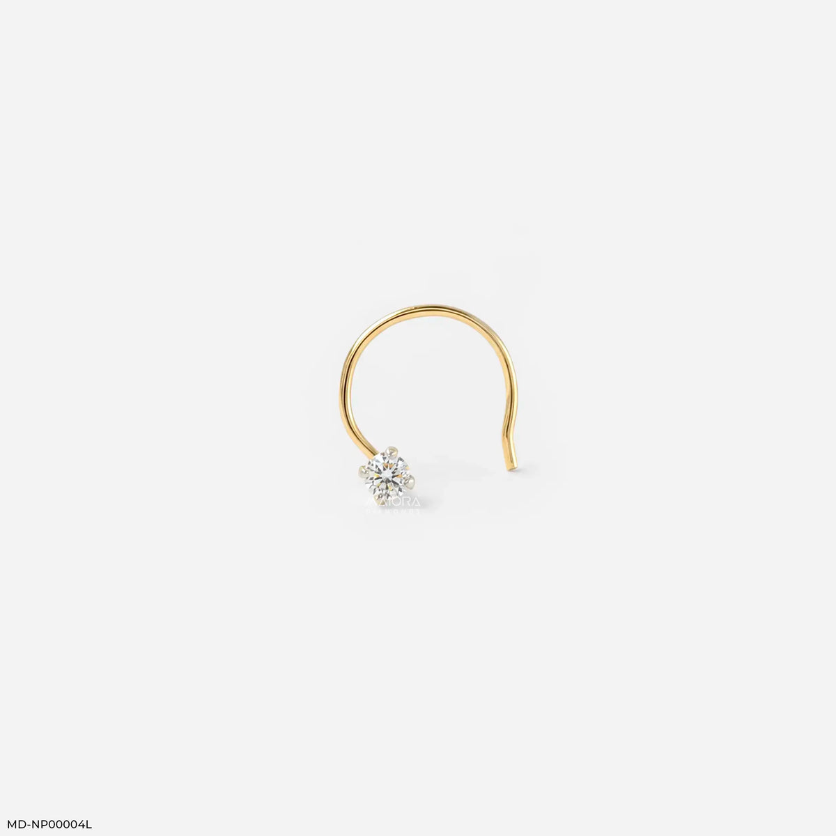 0.05 Cent Round Lab Diamond Nosepin
