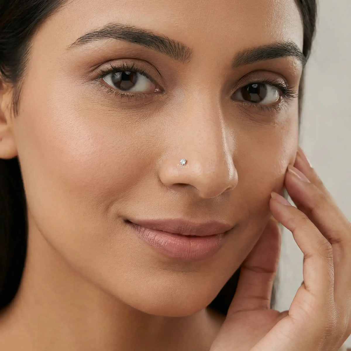 Eternal Spark Diamond Nose Pin