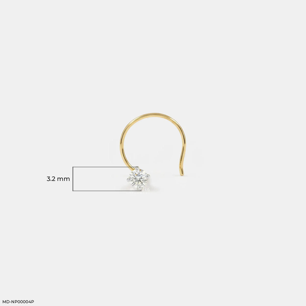 Dainty Bloom Diamond Nose Pin