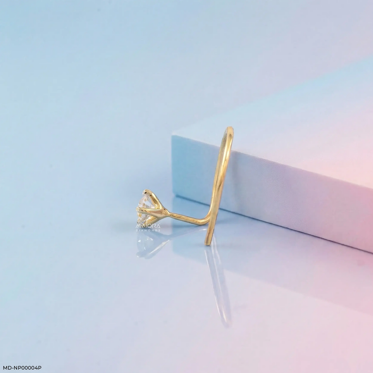Dainty Bloom Diamond Nose Pin