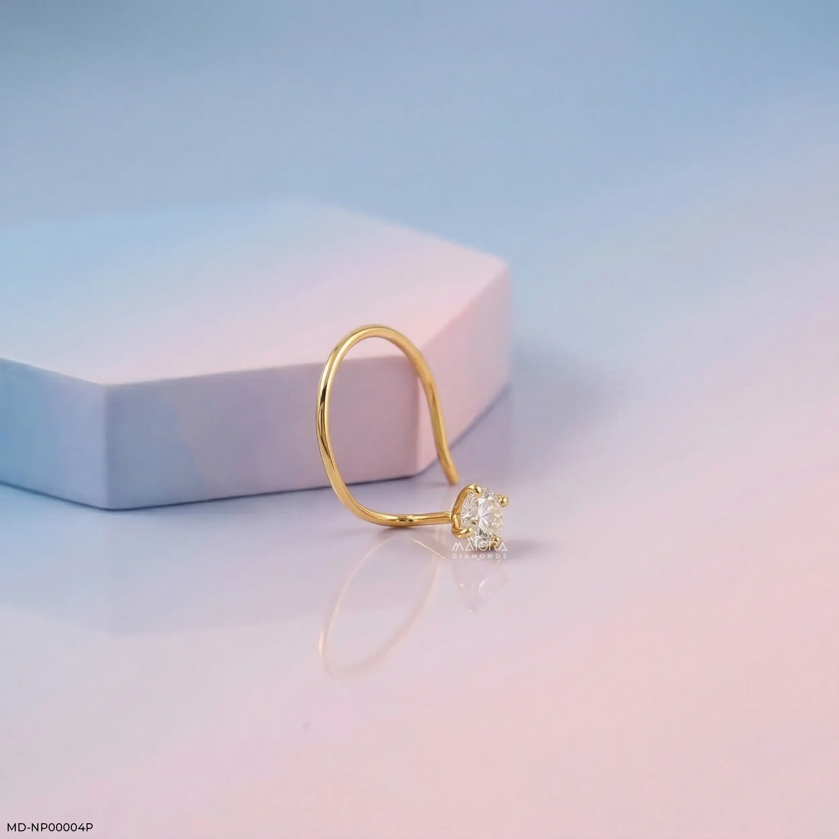 Dainty Bloom Diamond Nose Pin