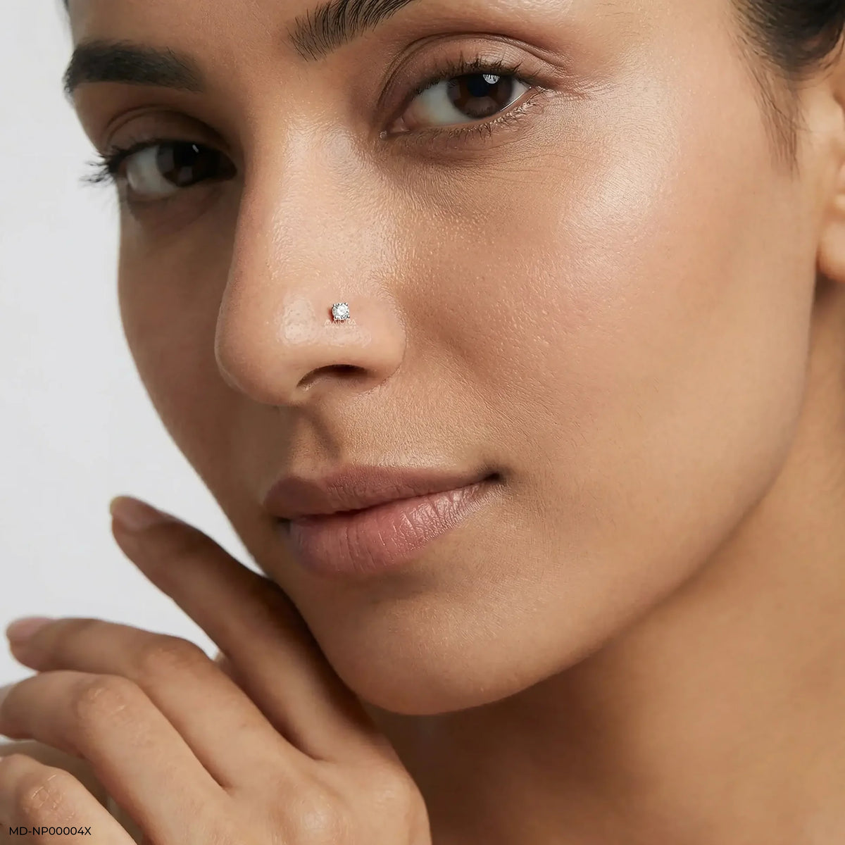 0.15 Carat Dazzling Solitaire Nose pin