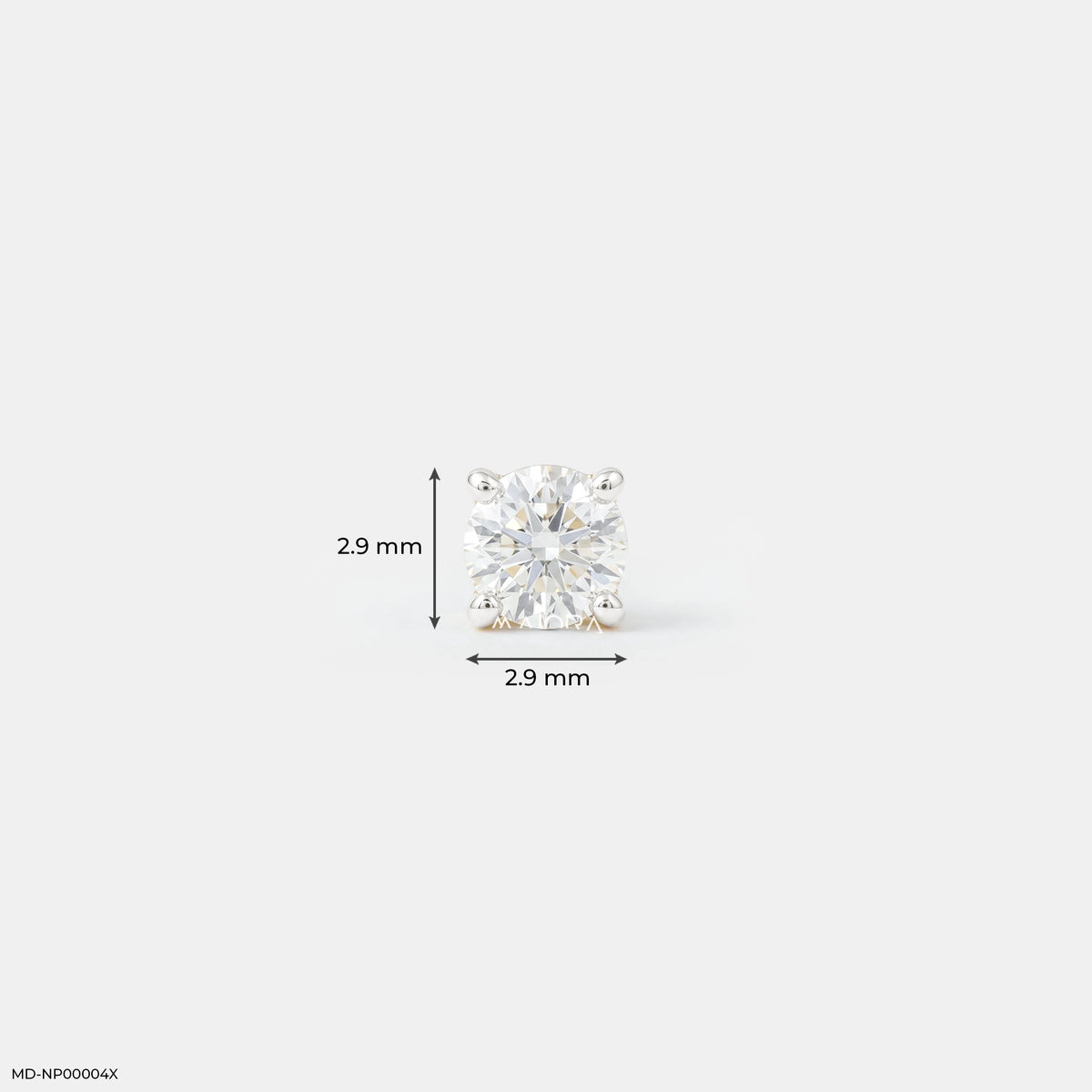 0.15 Carat Dazzling Solitaire Nose pin