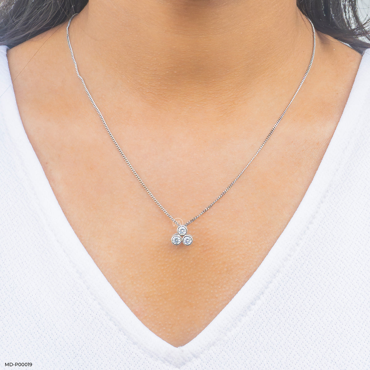 0.50 Carat Three Dots Pendants