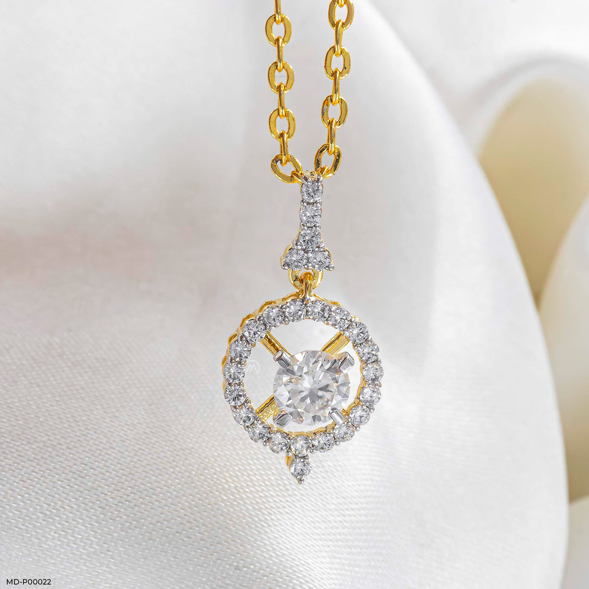 0.75 Carat Diamond Compass pendants