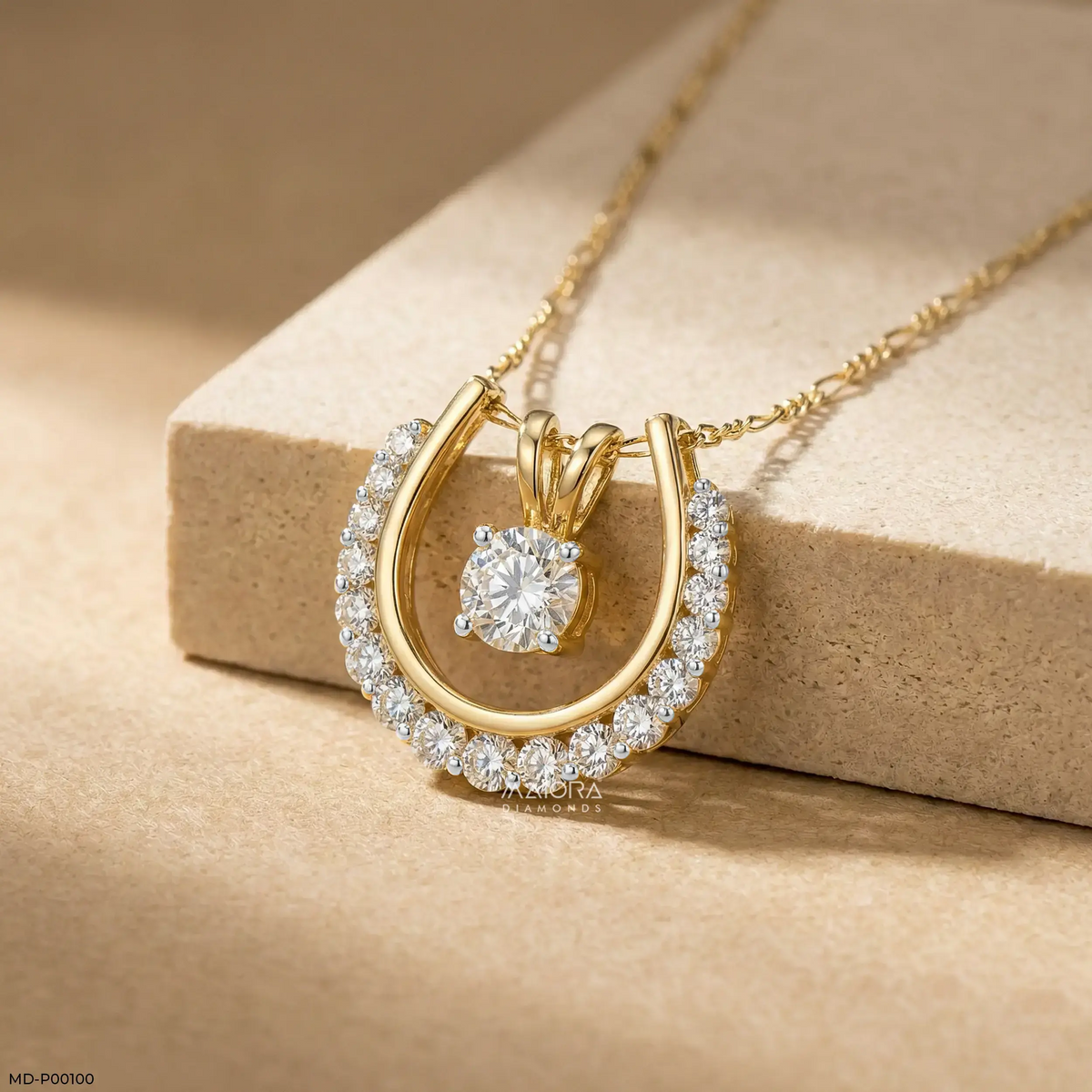 2.15 Carat Solitaire Detachable Lab Diamond Pendant