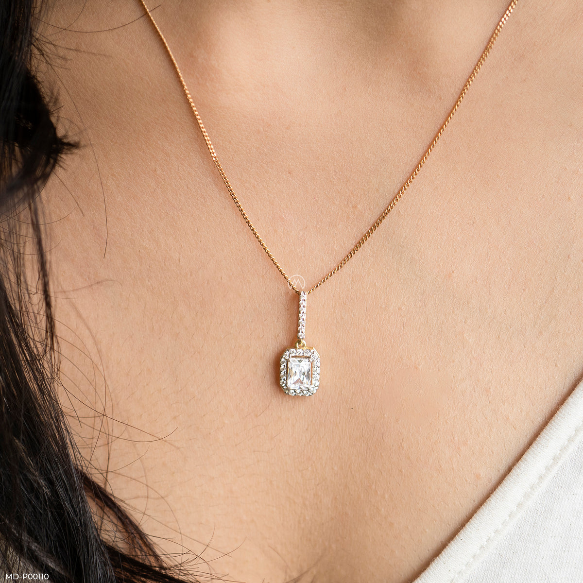 1 Carat Diamond Frame Pendants