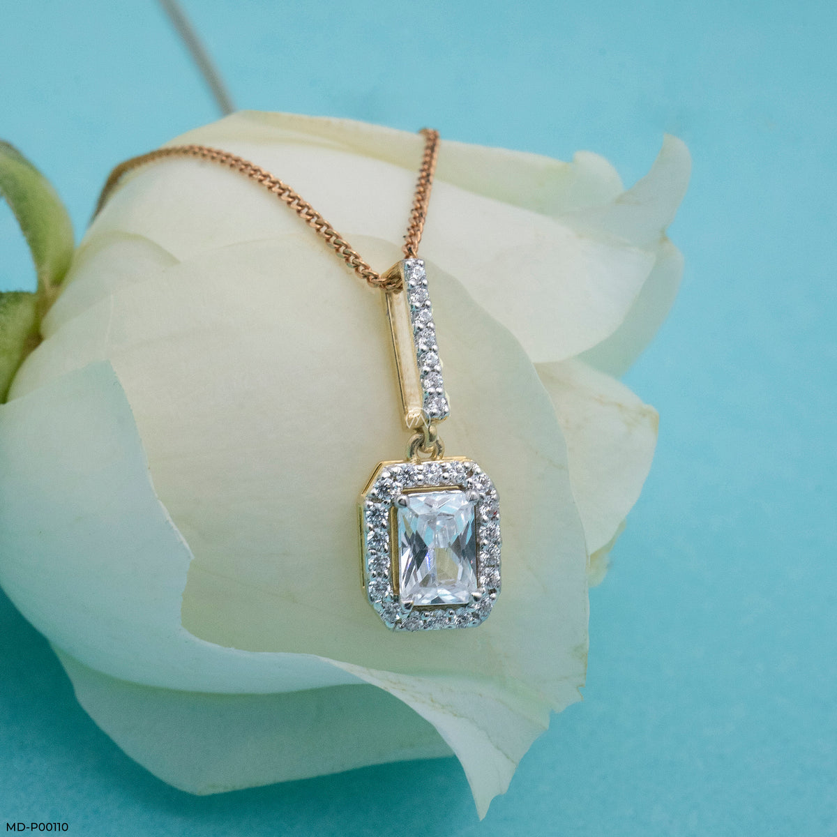 1 Carat Diamond Frame Pendants
