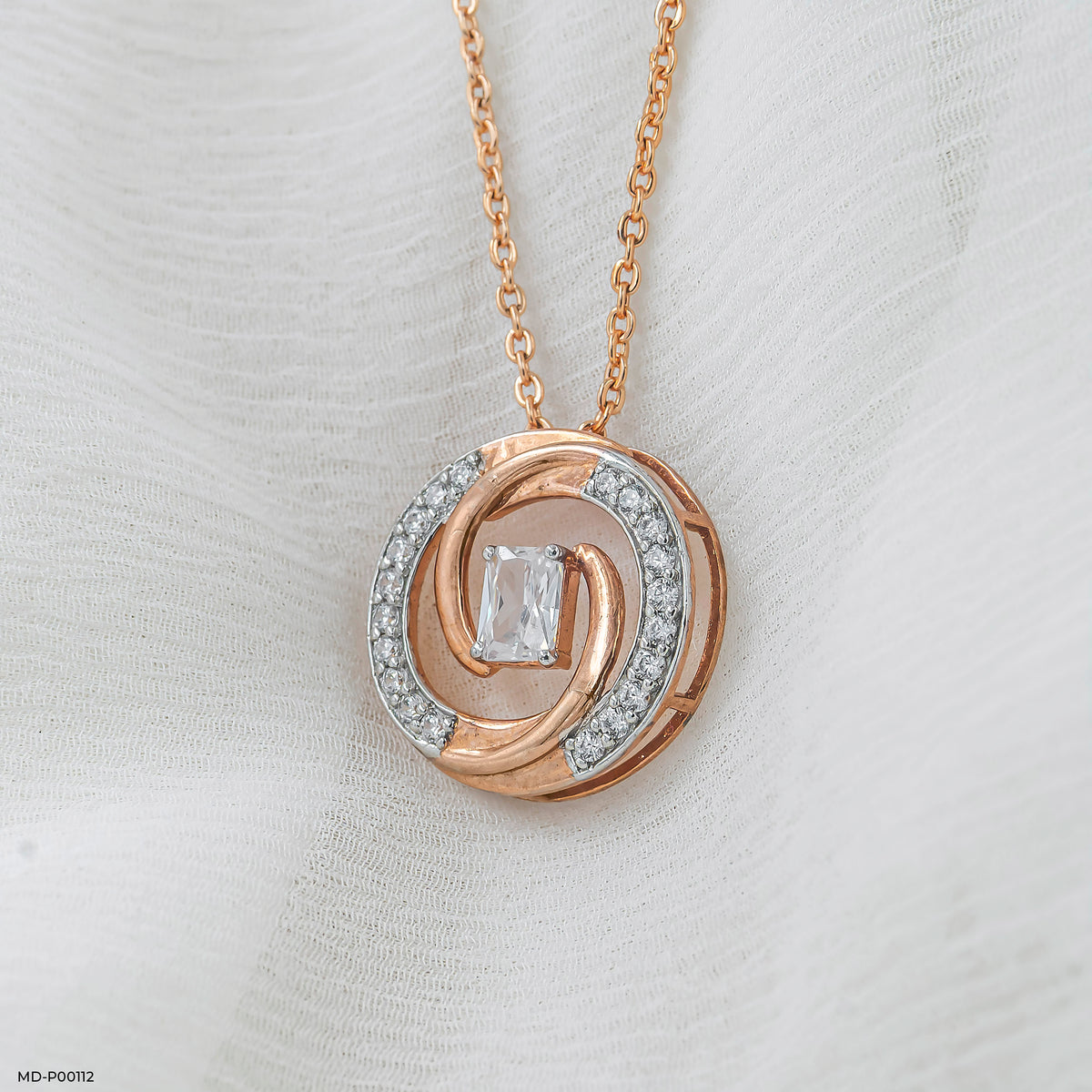 1 Carat Whirl of Love Pendants