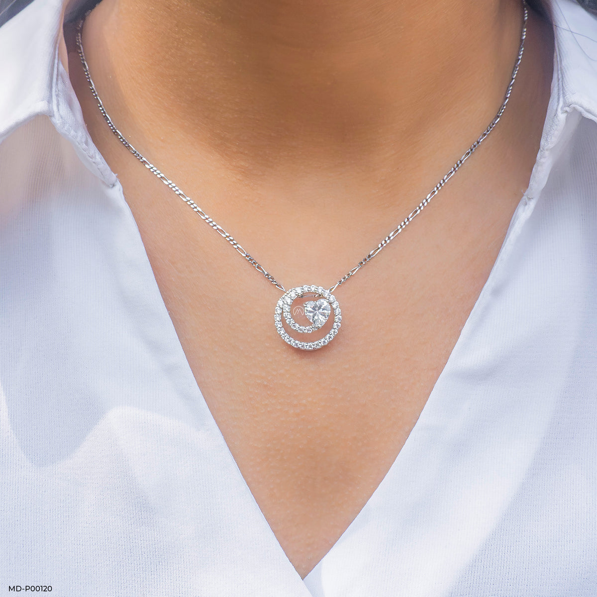 1 Carat Lover’s Spiral Pendants