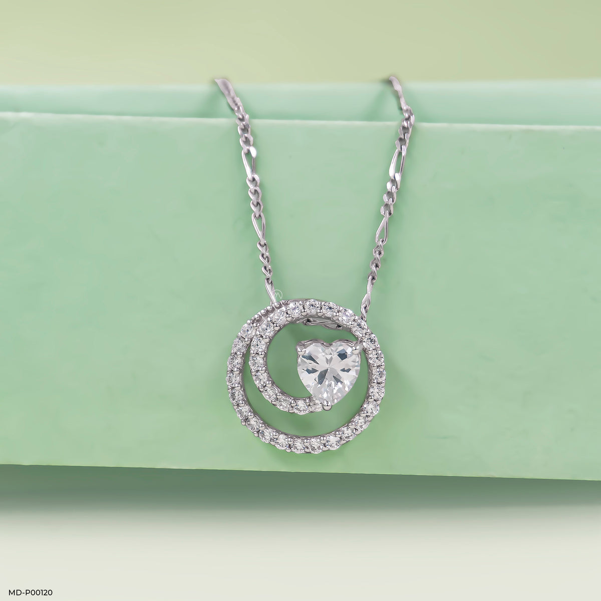 1 Carat Lover’s Spiral Pendants