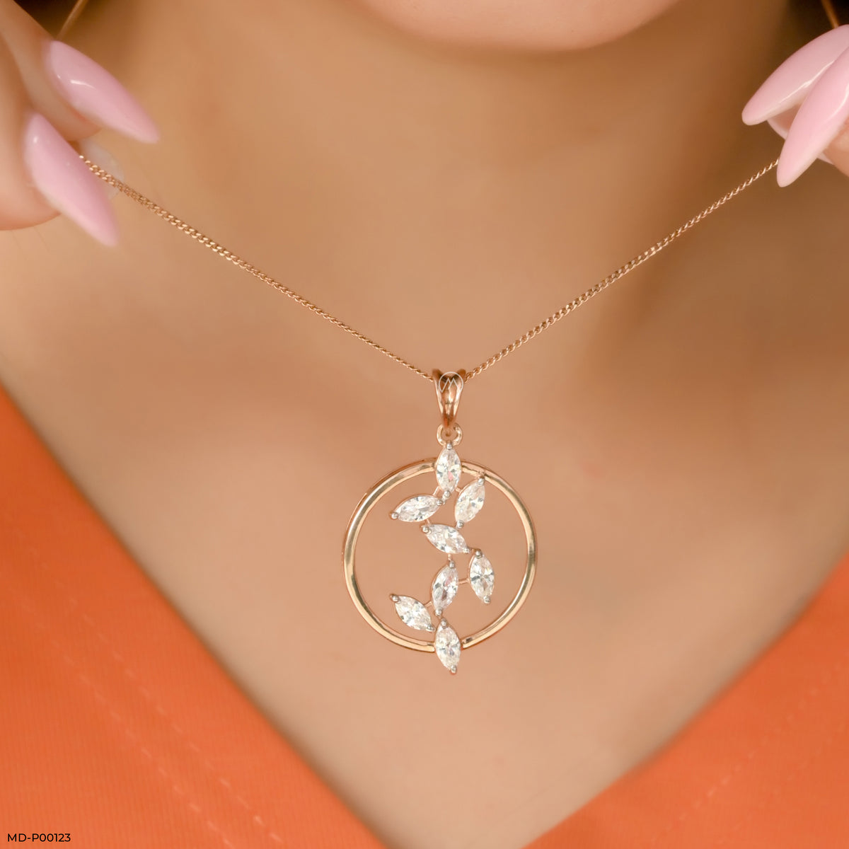 1.5 Carat Celestial Bloom Pendant