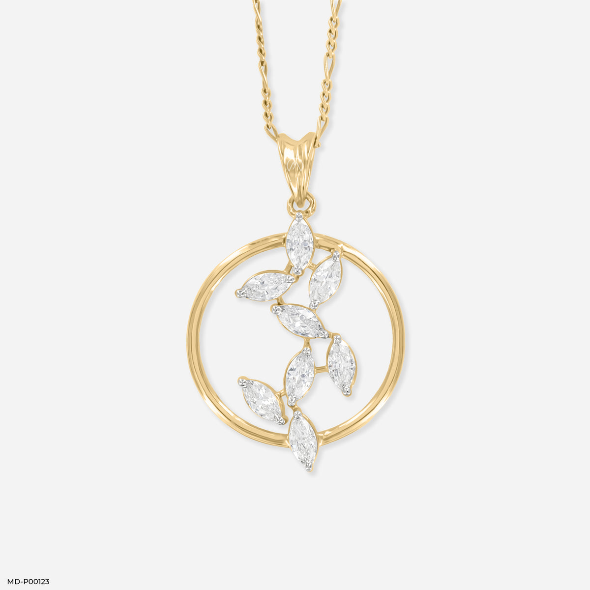 1.5 Carat Celestial Bloom Pendant