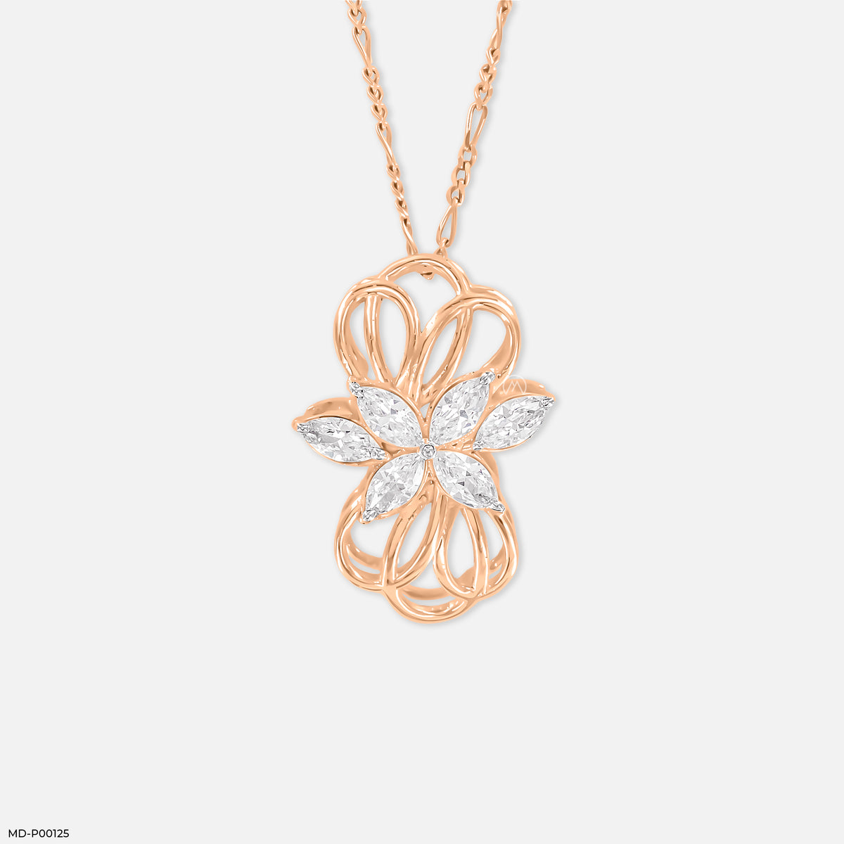 1.5 Carat Golden Blossom Pendants