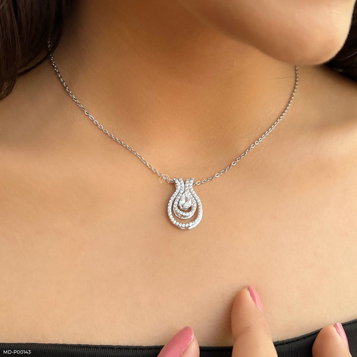 1.75 Carat Triple Dew Pendants