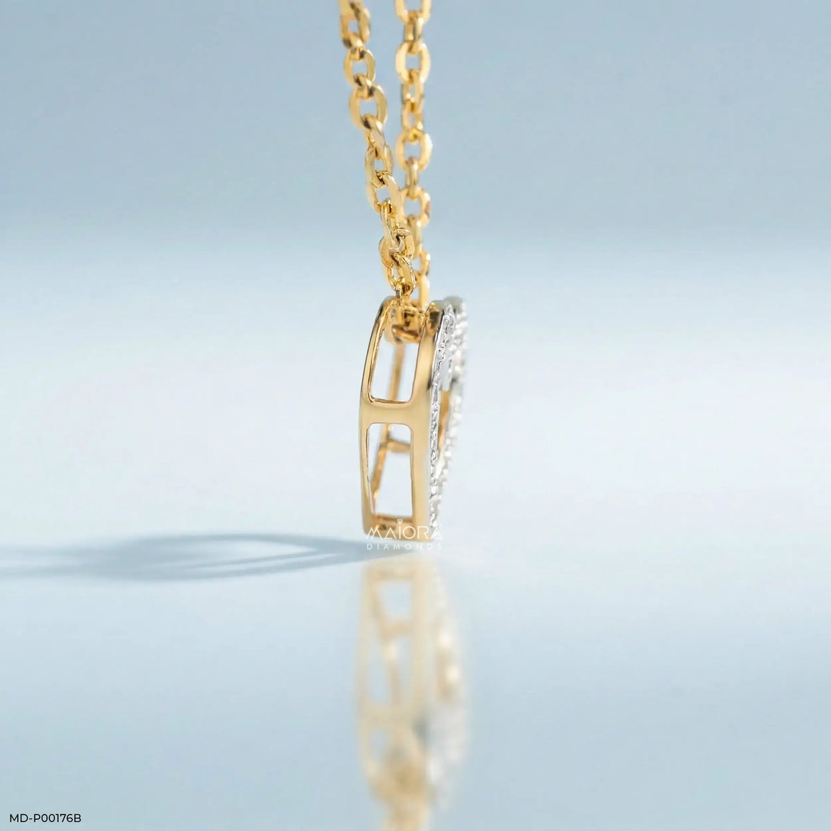 0.20 Carat Miracle Lab Diamond Heart Pendant