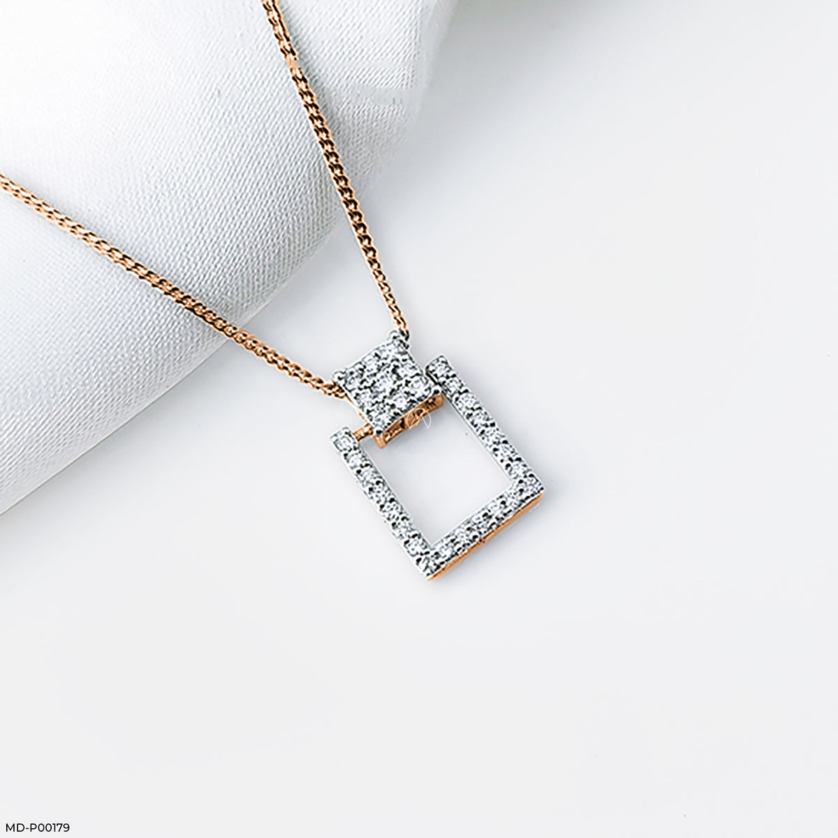 Cubic Diamond Pendants