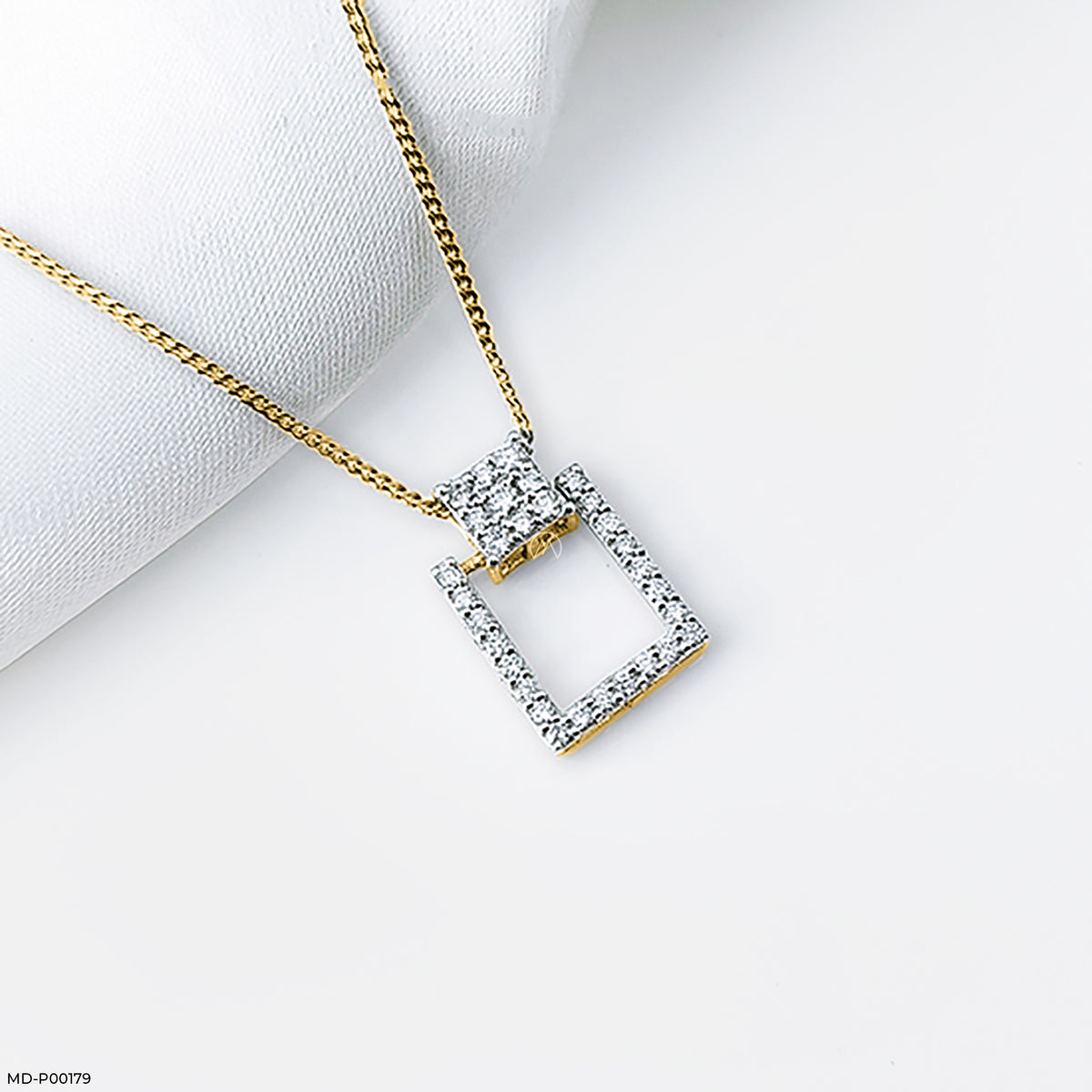 Cubic Diamond Pendants