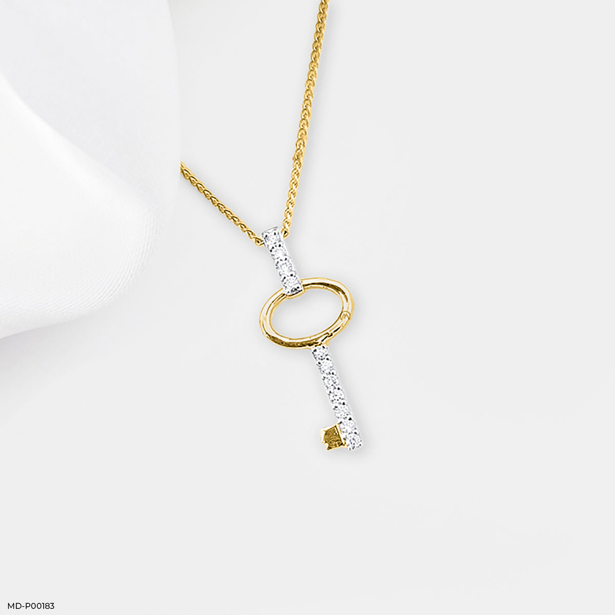 Key Diamond Pendant