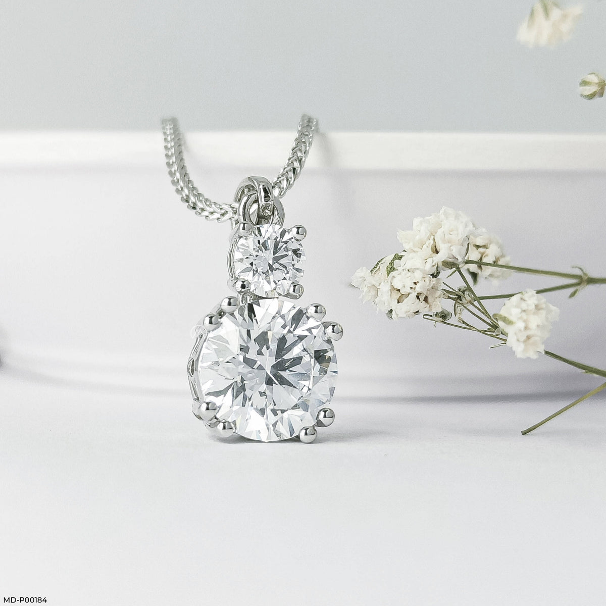 3 Carat Solitaire Amanda Pendant