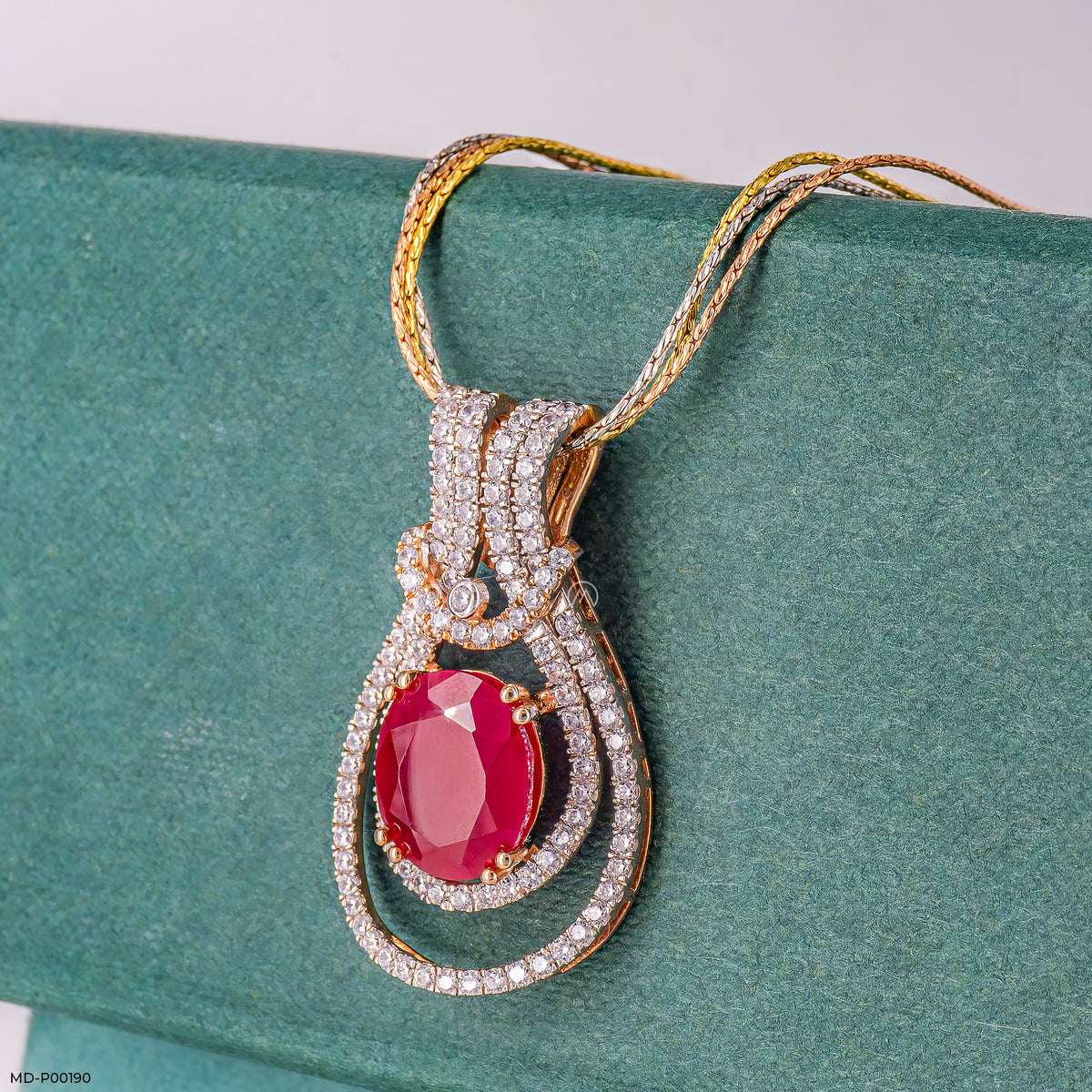 1 Carat Ruby of Eternity Pendants