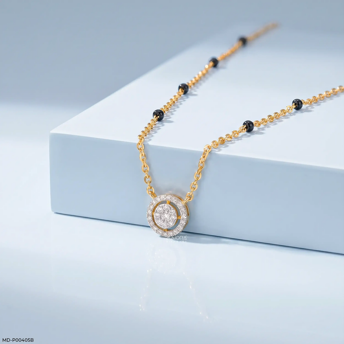 Veda Halo Diamond Mangalsutra