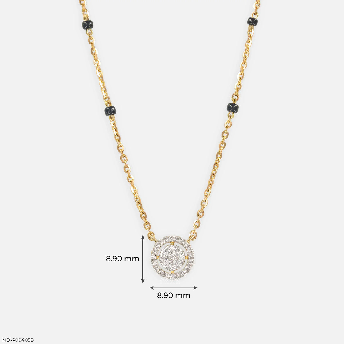 Veda Halo Diamond Mangalsutra