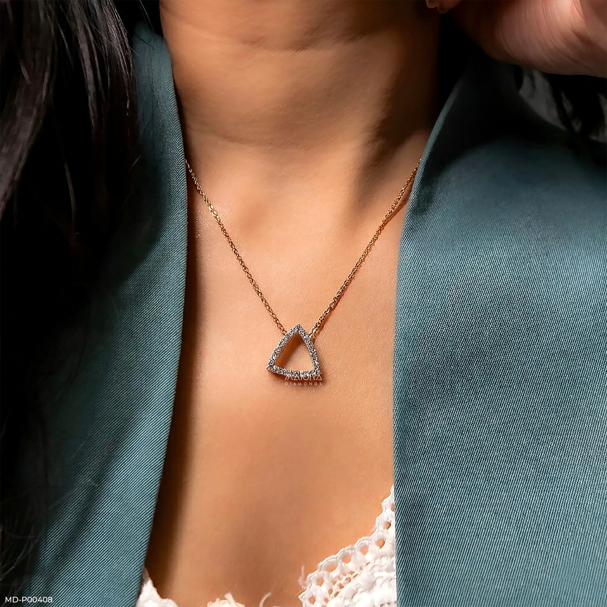 0.50 Carat Round Solitaire 3 In 1 Detachable Pendant