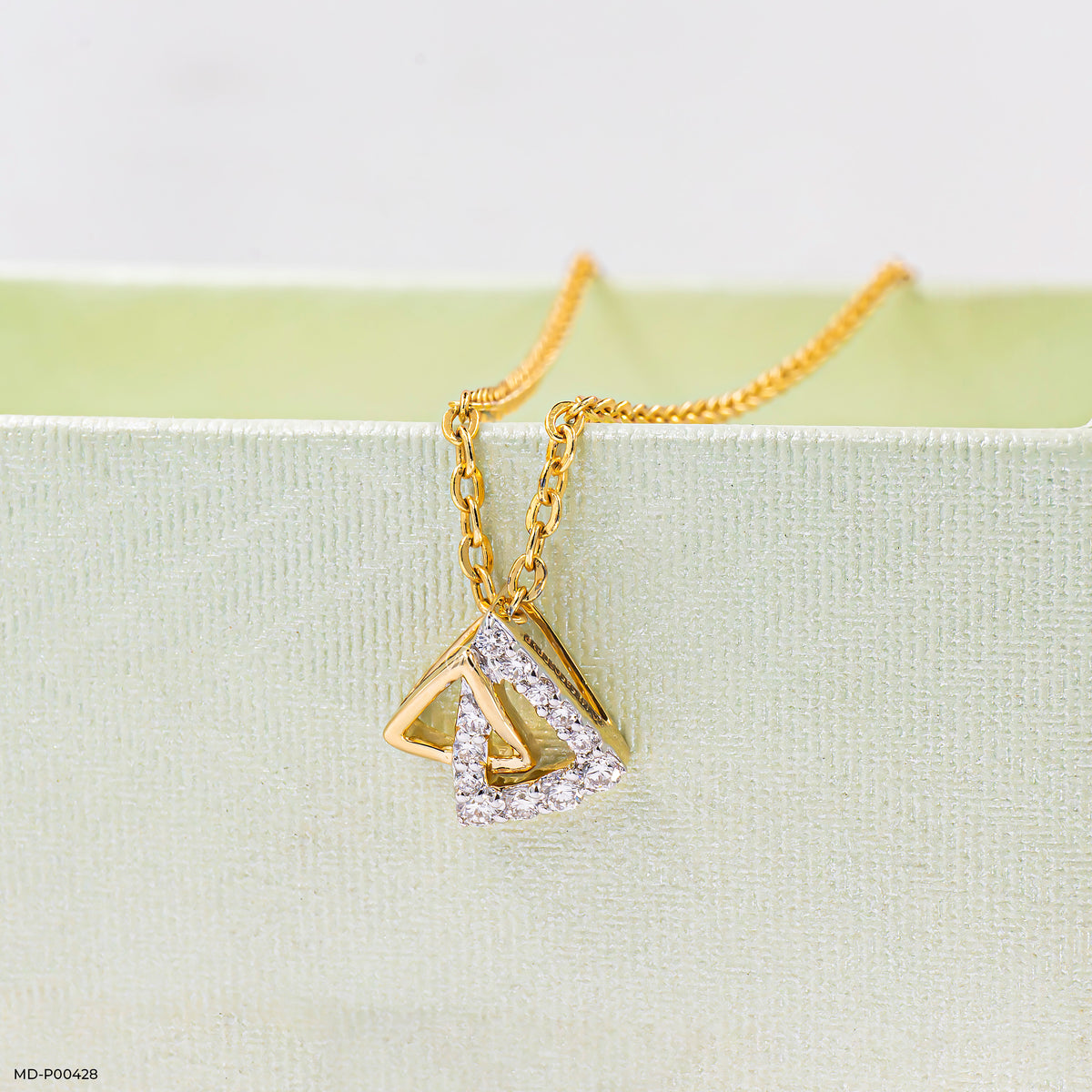 Trinity Flicker Diamond Pendants
