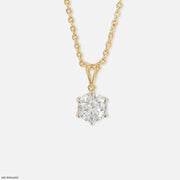 1.50 Carat Eternal Lab Diamond Cross Pendants
