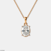 Eterna Oval Pendant Platinum