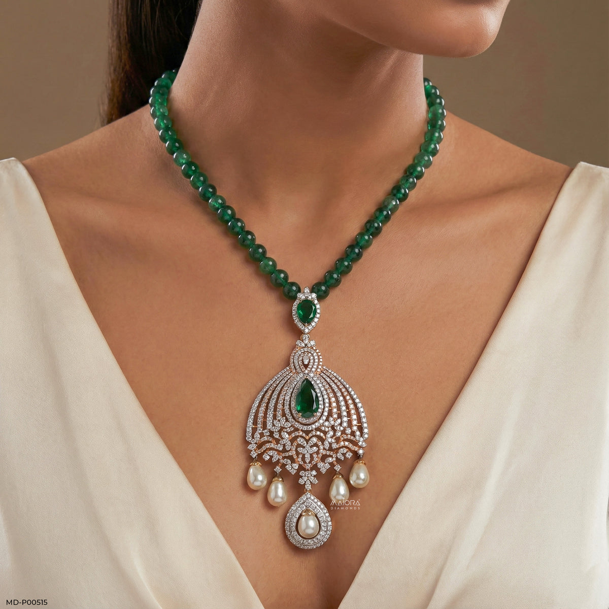 Majestic Verdant Heritage Pendant