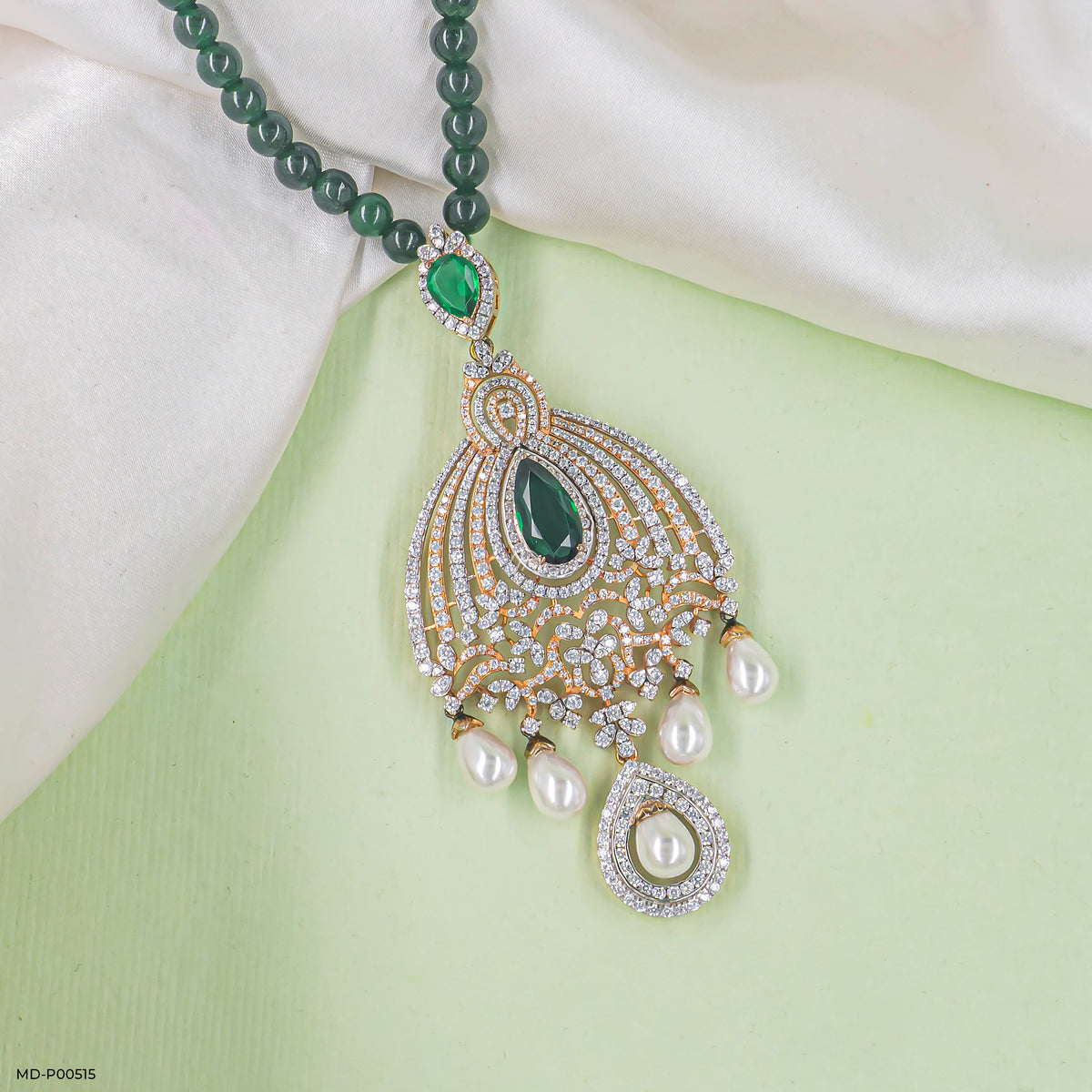 Majestic Verdant Heritage Pendant