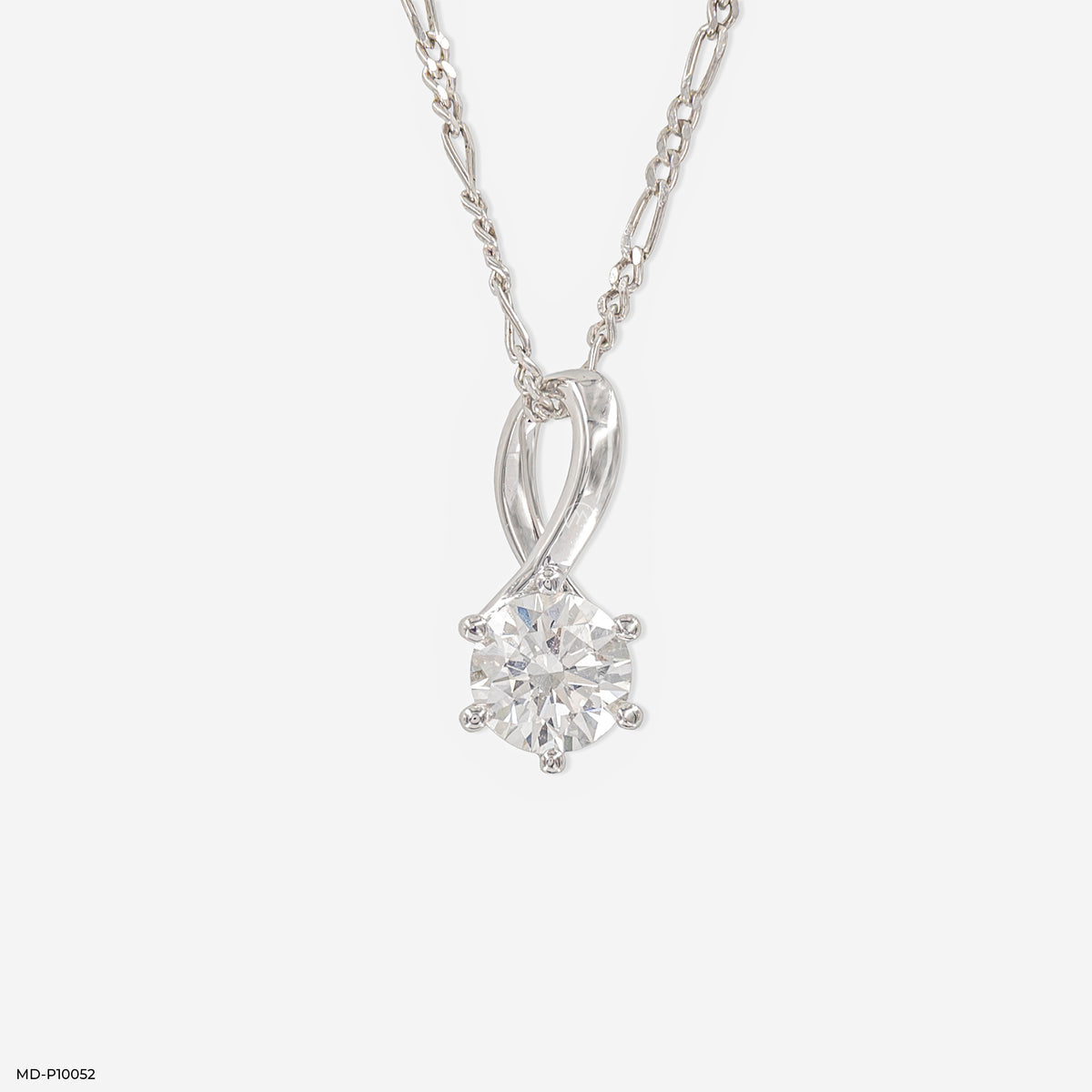 Love Knot Diamond Pendant