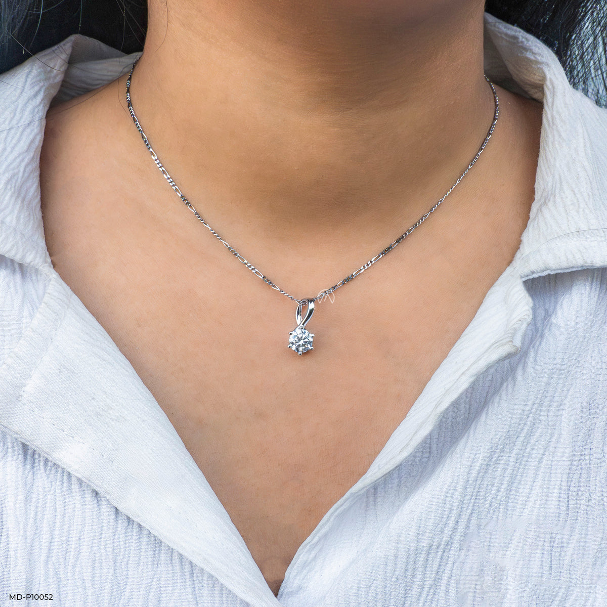 Love Knot Diamond Pendant