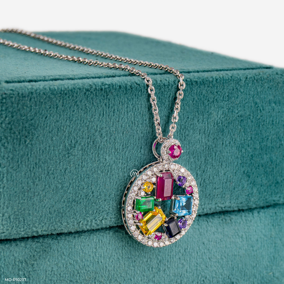 Kaleidoscope Diamond Pendant