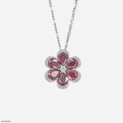 The Garnet Bloom Pendants