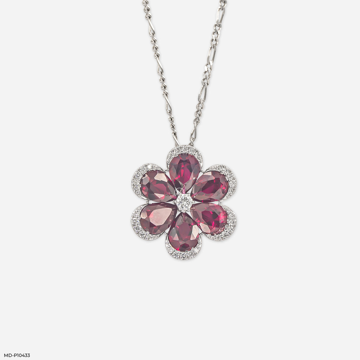 The Garnet Bloom Pendants