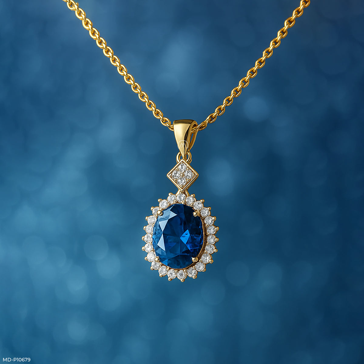Royal Oval Bloom Pendant