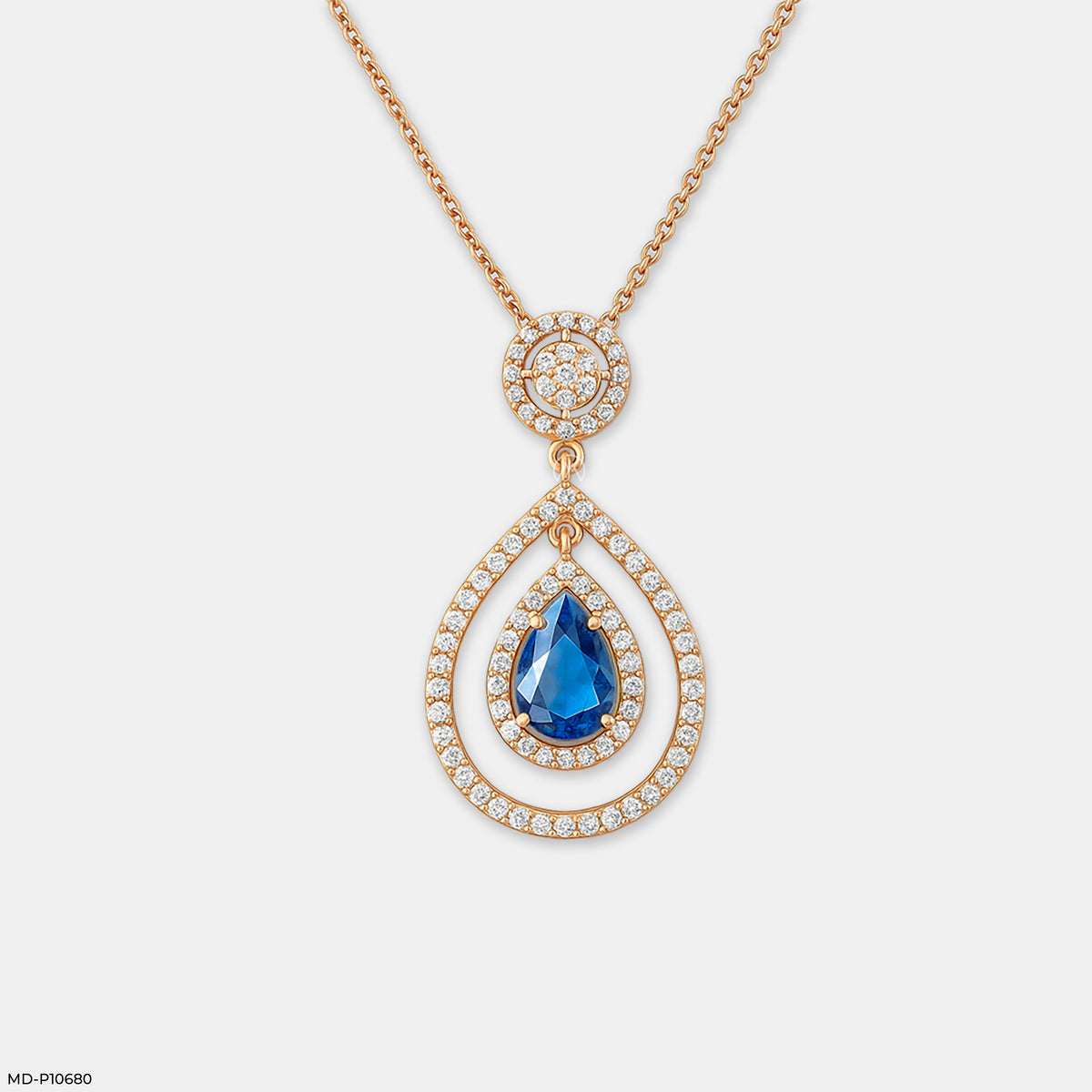 Teardrop Cascade Pendant