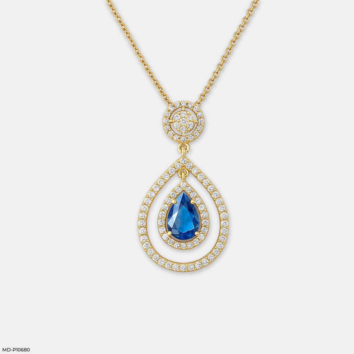 Teardrop Cascade Pendant