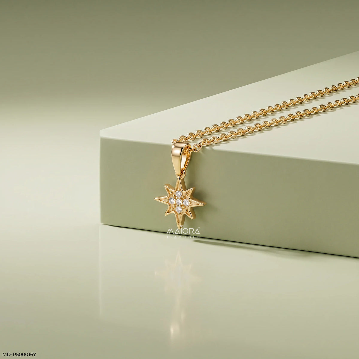 Brilliant Plate Diamond Pendant