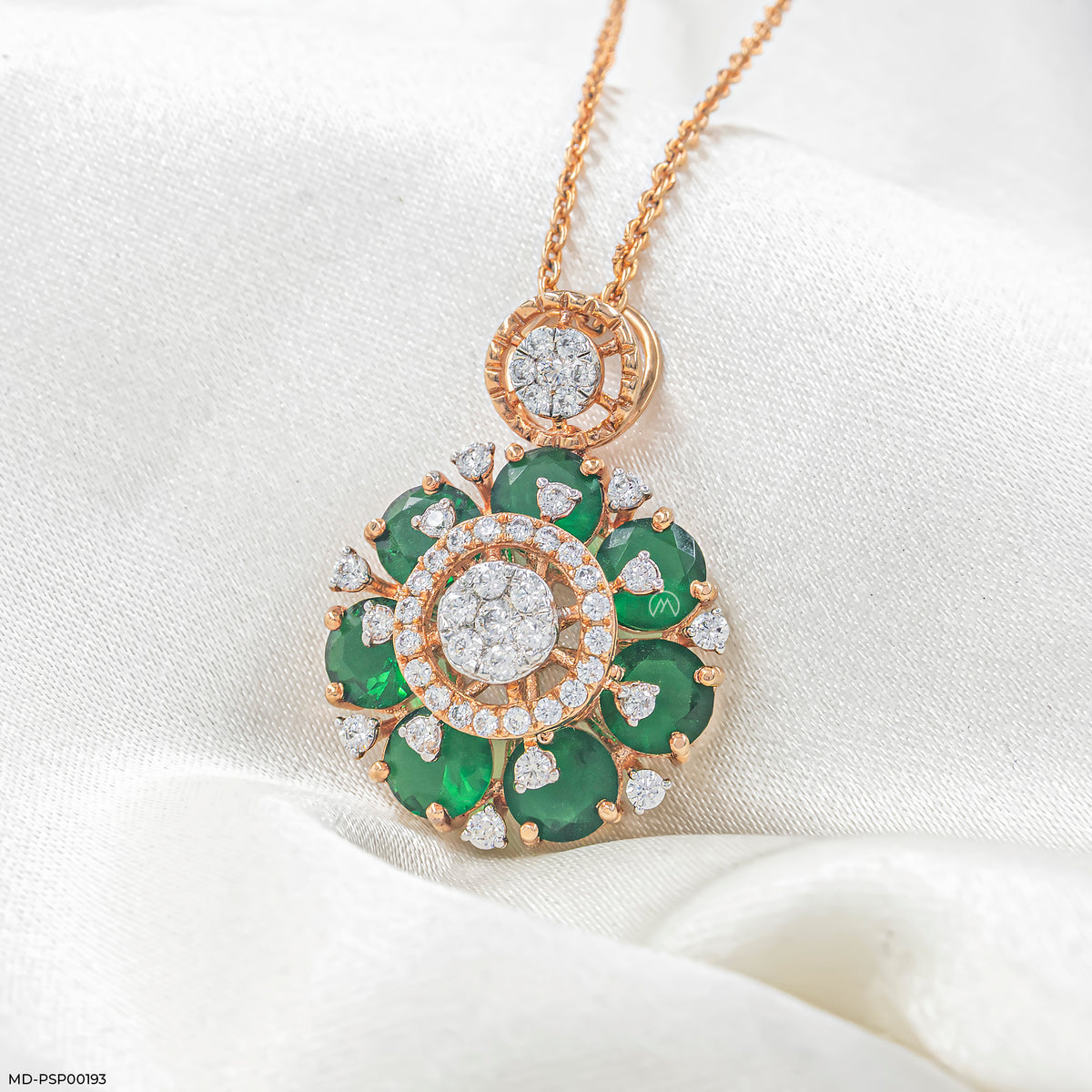 The Gardenia Medallion Pendant